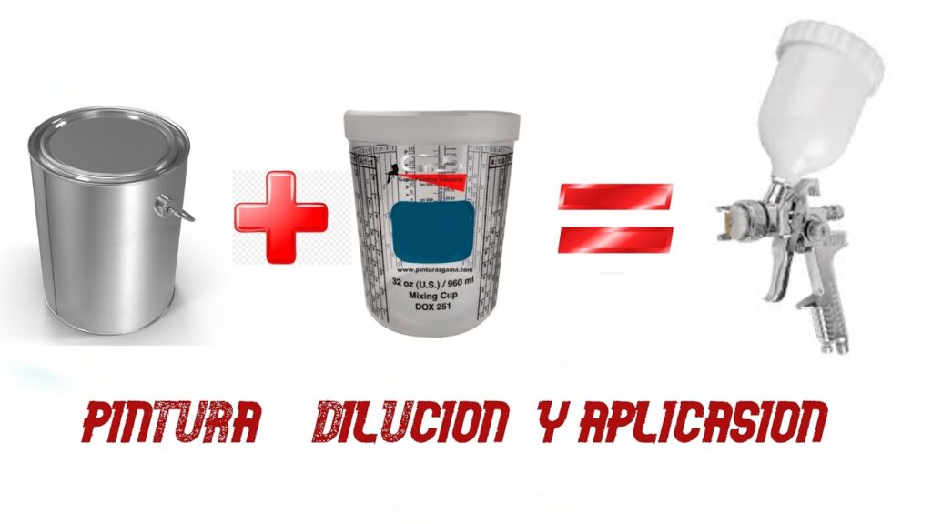 cuanto disolvente se le echa a la pintura